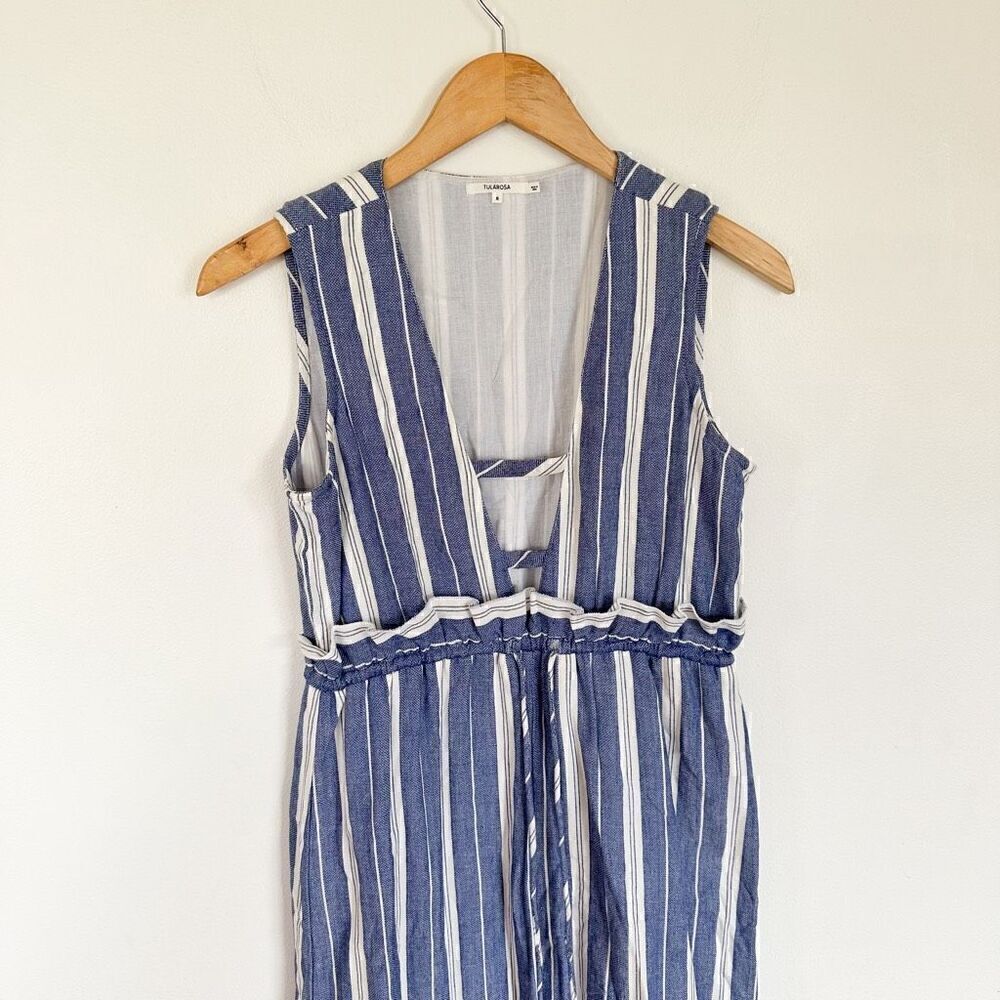 Tularosa X Revolve Essie Maxi Dress in Indigo Stripe - Picture 9 of 12